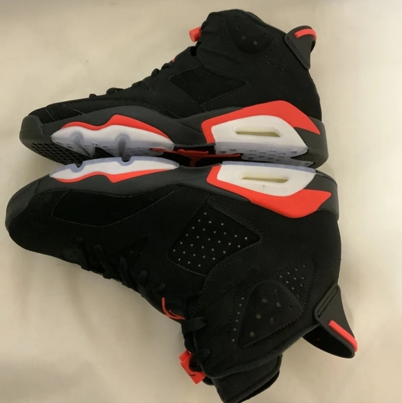 Nike AIR JORDAN 6 RETRO OG Black Infared Size 9.5 384664-060 2019 NEW IN BOX - Picture 7 of 12
